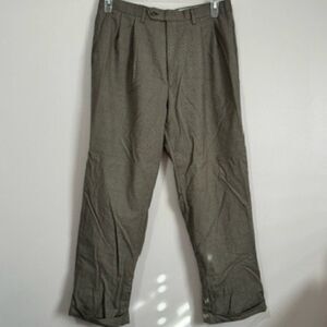 USED Men's Lauren Ralph Lauren Dress Slacks Color Brown Size 34 x 30